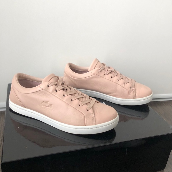 Lacoste Shoes - Baby Pink Lacoste Sneakers Lacoste Shoes - Baby Pink Lacoste Sneakers